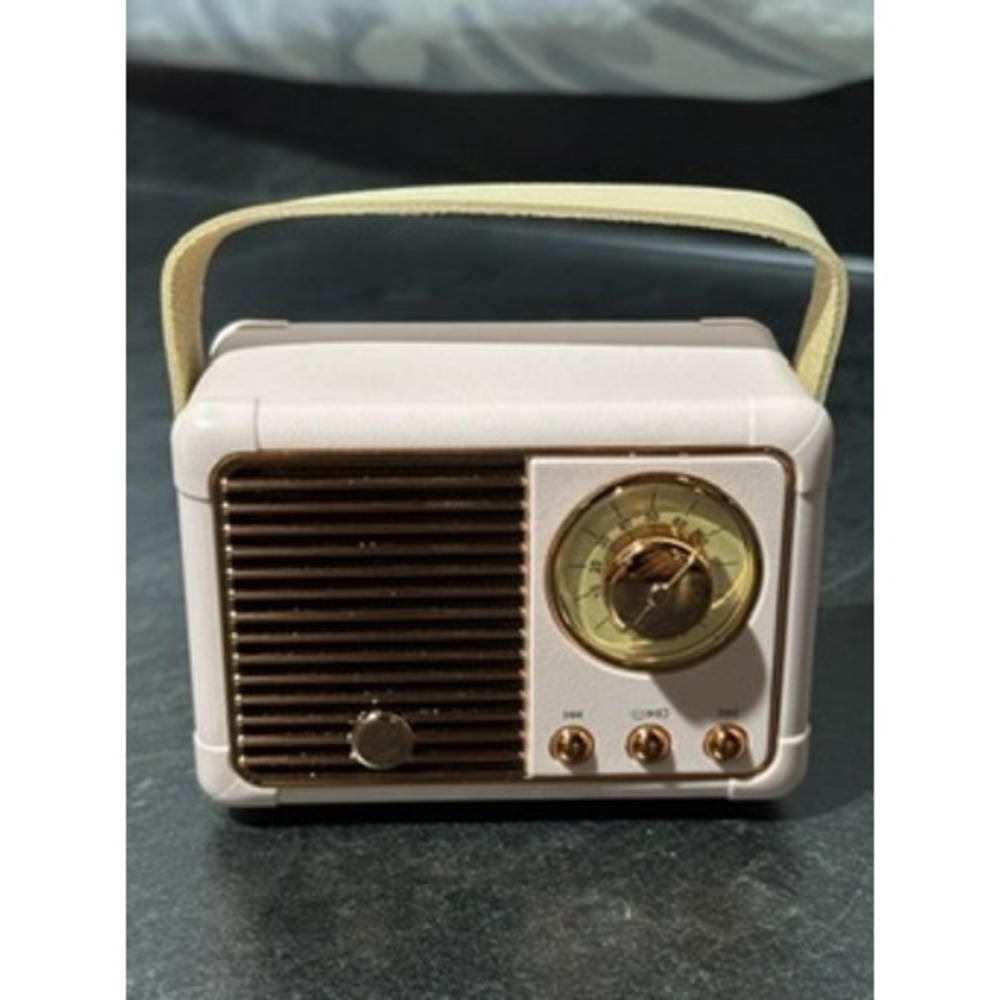 Retro Bluetooth Speaker Vintage Decor Mini Wireless For iPhone Android Accessory